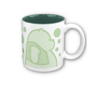 BuBu Bear Class Side Vest Mono Green Mug